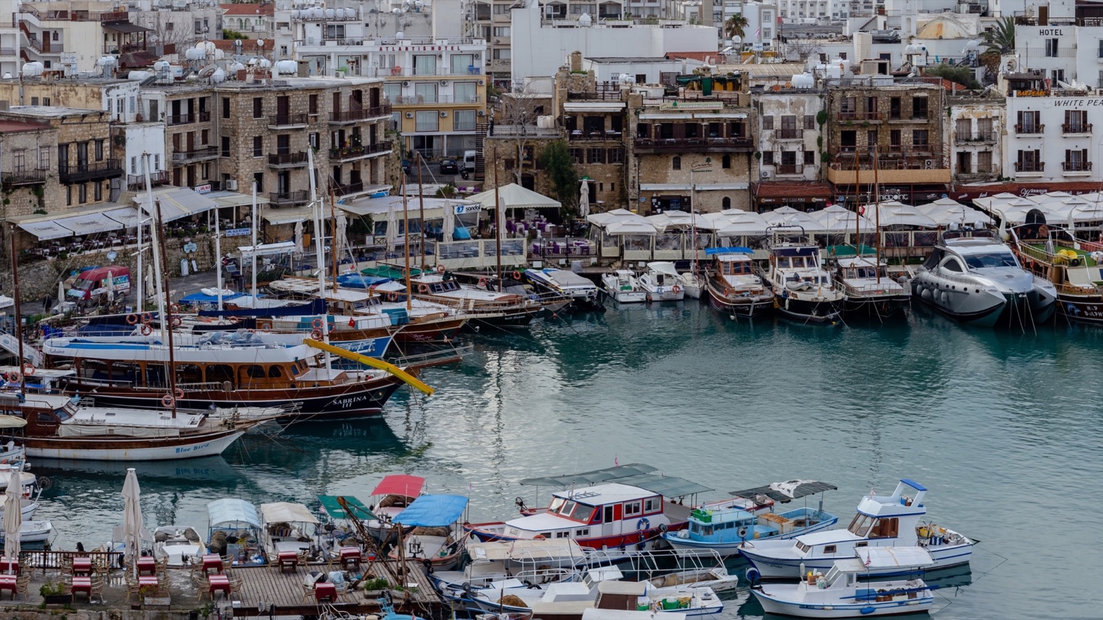 Alter Hafen von Kyrenia in Nordzypern
