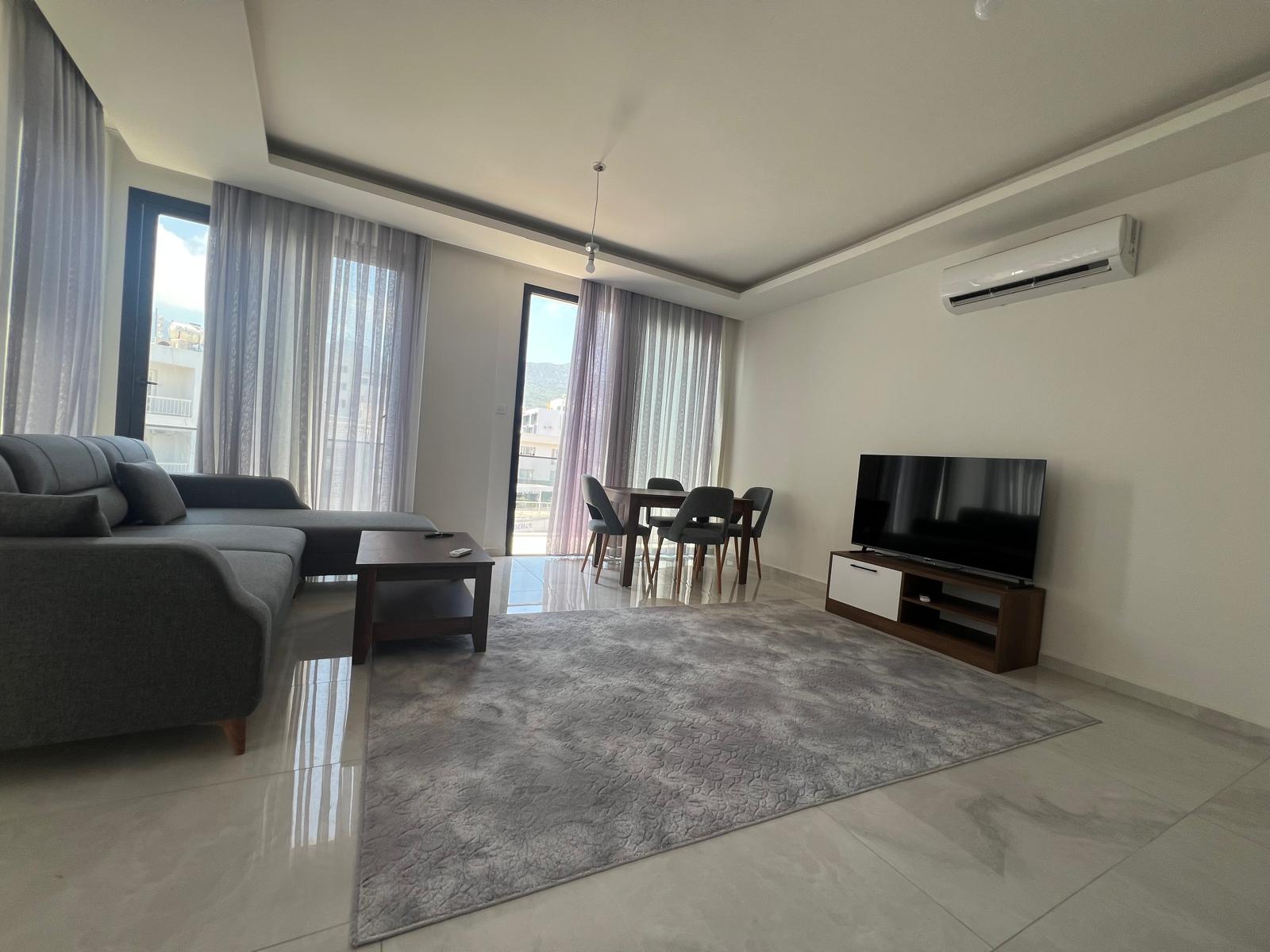 Möblierte 2-Schlafzimmer-Wohnung zur Miete im Zentrum von Kyrenia