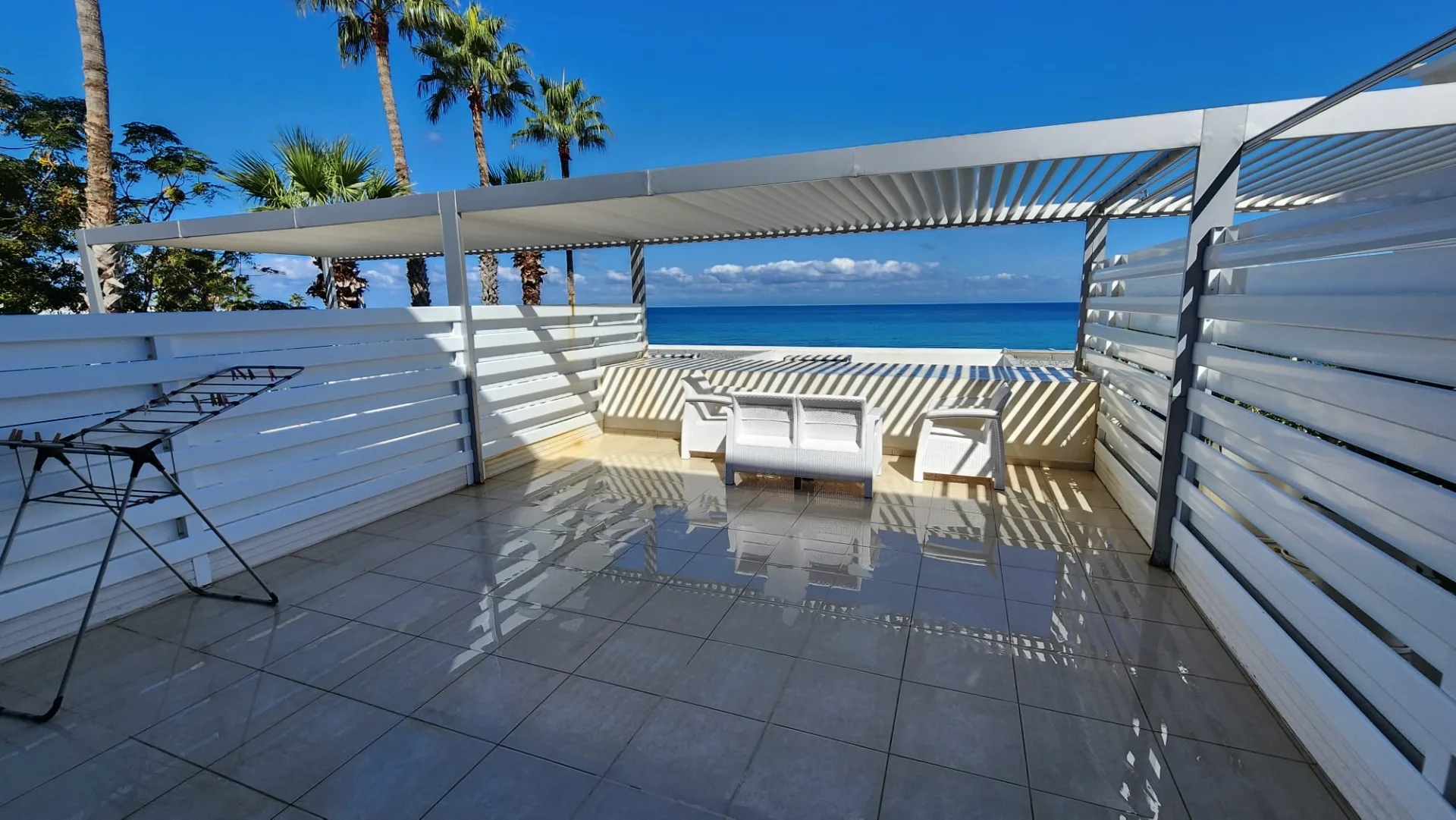 Furnished Beachfront 2-Bedroom Apartment in Karaoğlanoğlu — £1,000/month — Chapter One Realty
