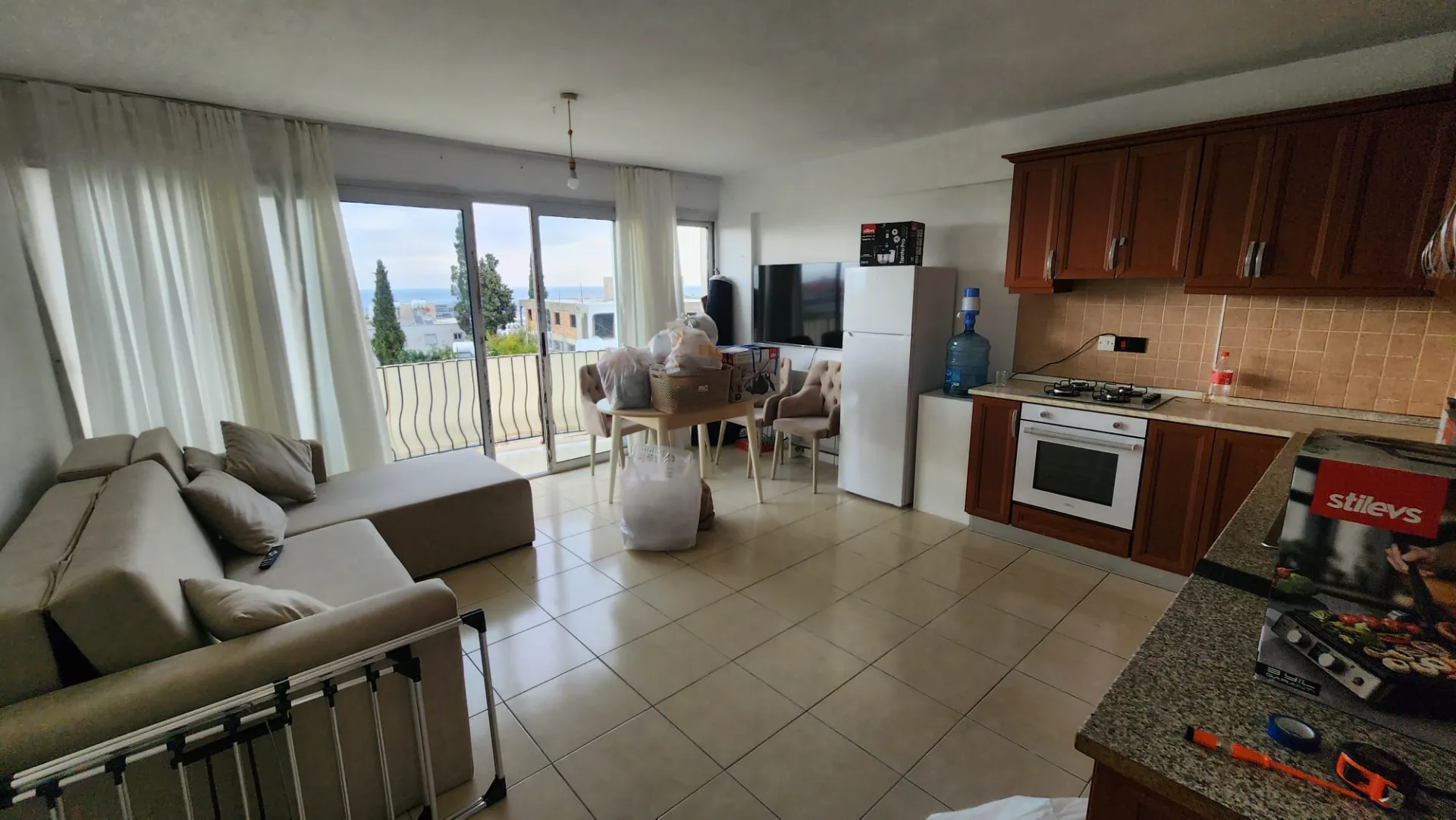 Unmöblierte 2-Zimmer-Wohnung mit Meerblick in Çatalköy — £500 monatlich — 9